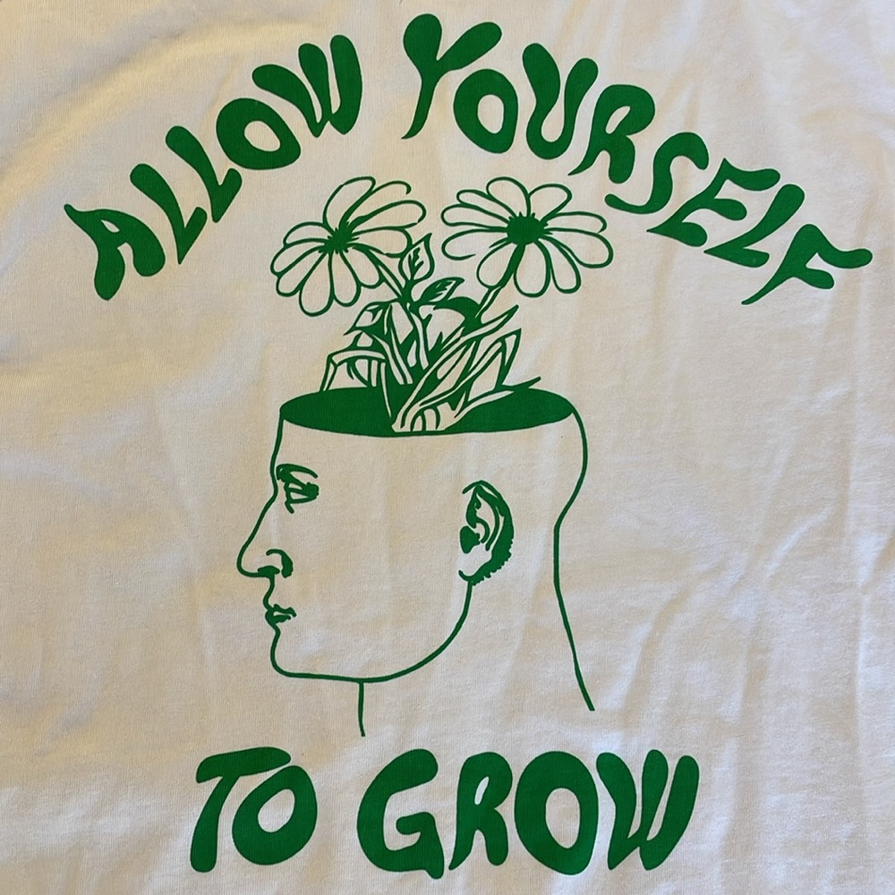 CHNGE Urban Outfitters Self Care Allow Yourself to Grow long sleeve size small - Picture 8 of 9